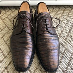Alejandro Ingelmo Mens Croc Dress Shoes